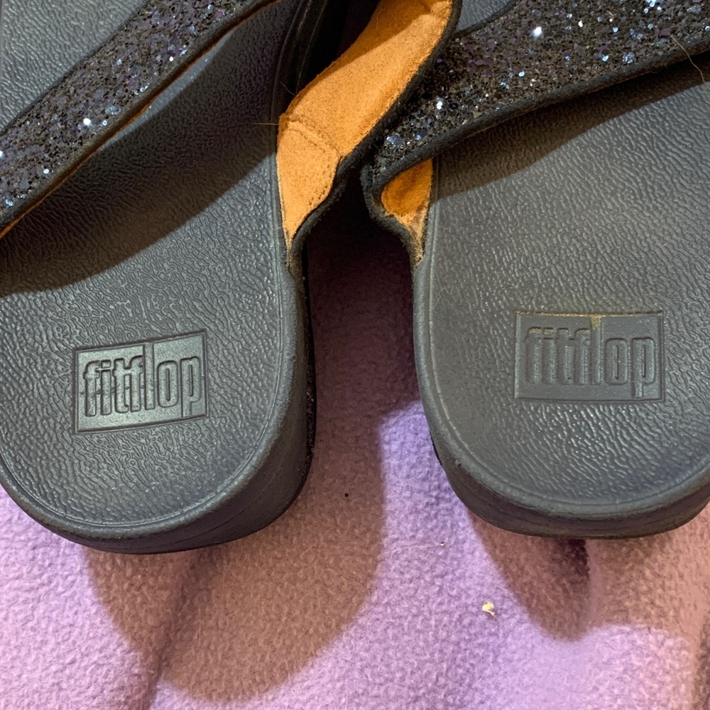 FitFlop Sparkling Navy Sandals